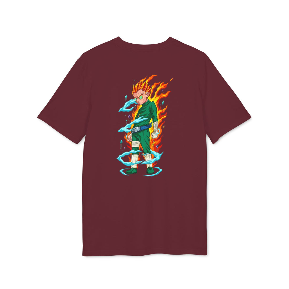 Anime Flame Warrior Graphic T-Shirt