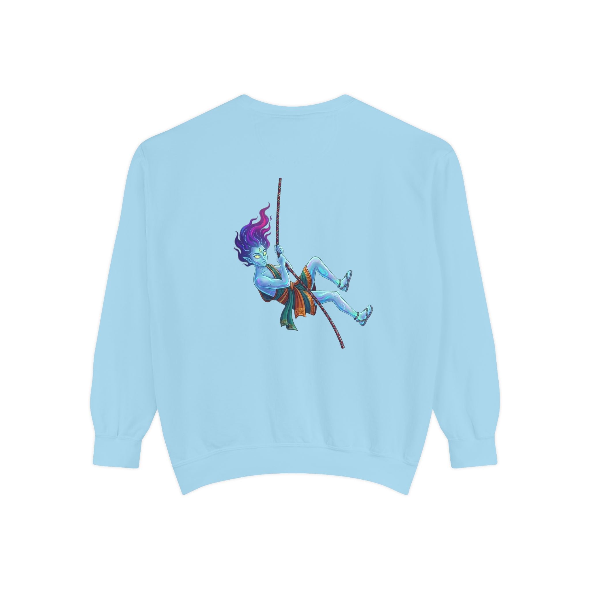 Sweatshirt — "Embrace Your Demons" Demon Climber Graphic Sweatshirt