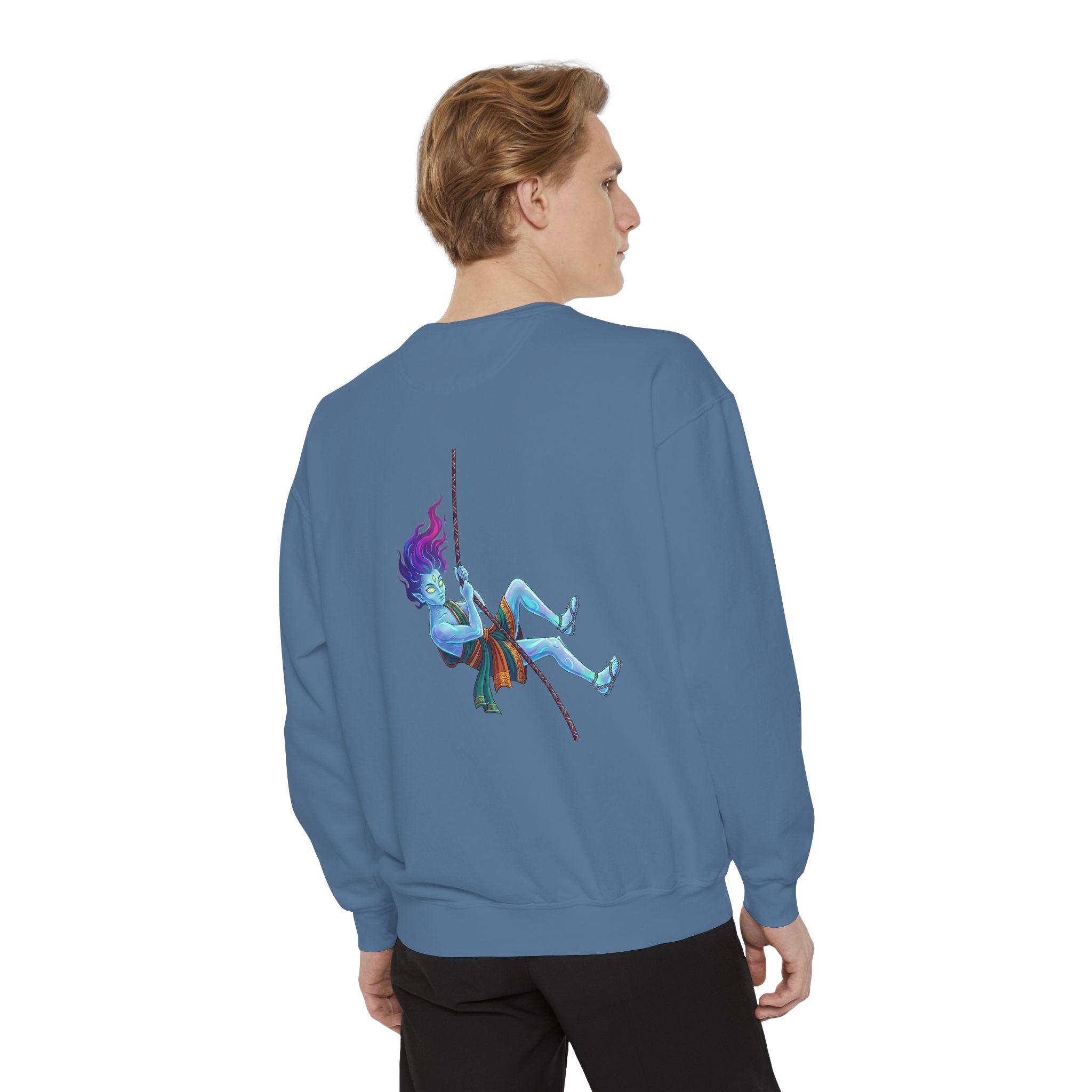 Sweatshirt — "Embrace Your Demons" Demon Climber Graphic Sweatshirt