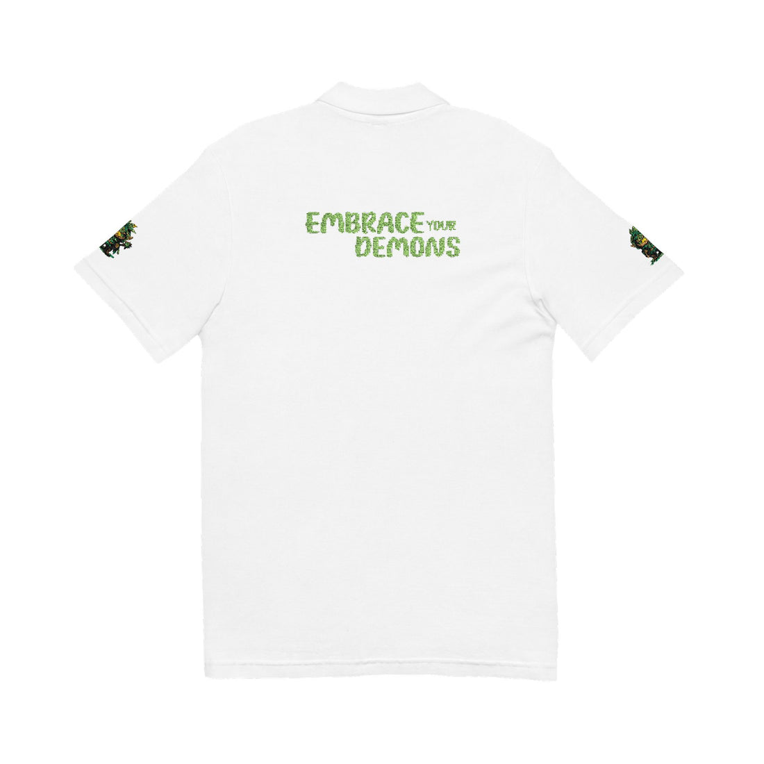 Embrace Your Demons Embroidered 'Forest of Feelings' Polo Shirt