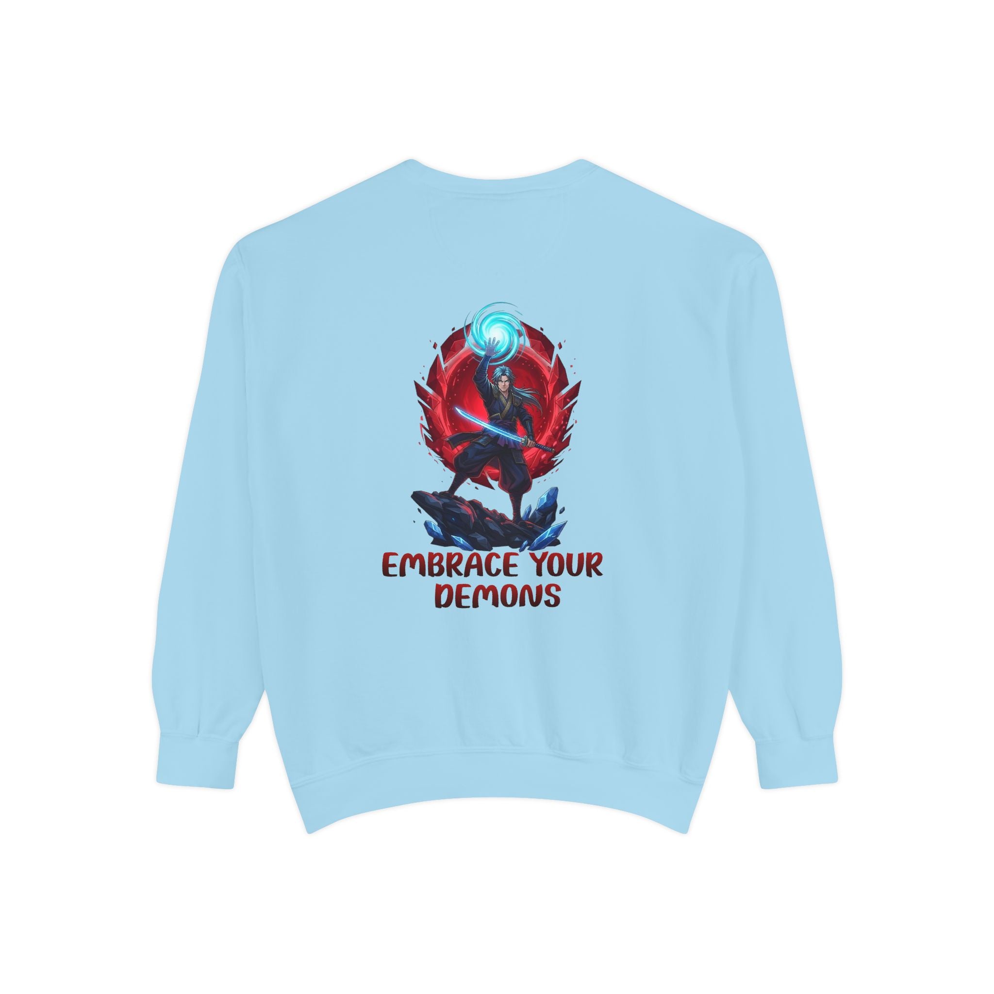 Embrace Your Demons Sweatshirt — Spiritual Fox Art Crewneck