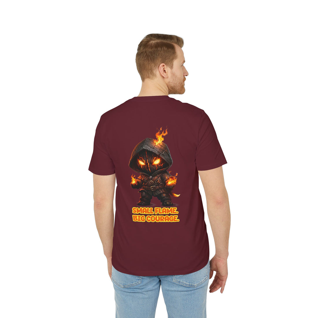 Embrace Your Demons T-Shirt — Small Flame Big Courage Graphic Tee