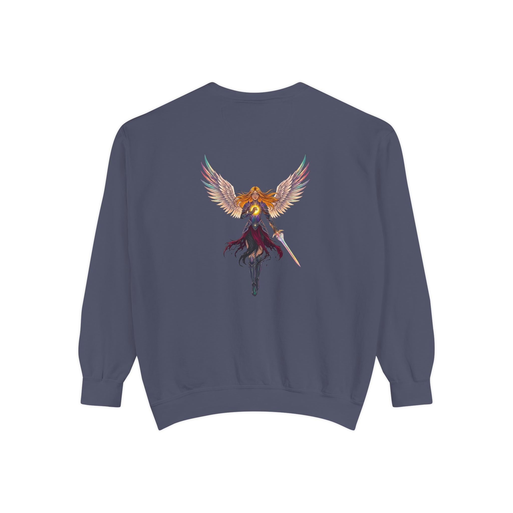 Embrace Your Demons Sweatshirt — Angel Warrior Graphic Crewneck