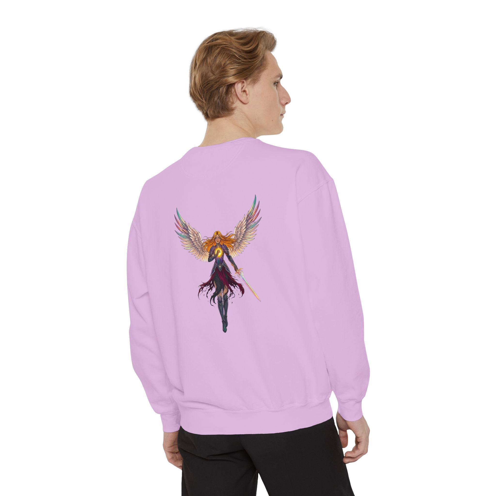 Embrace Your Demons Sweatshirt — Angel Warrior Graphic Crewneck