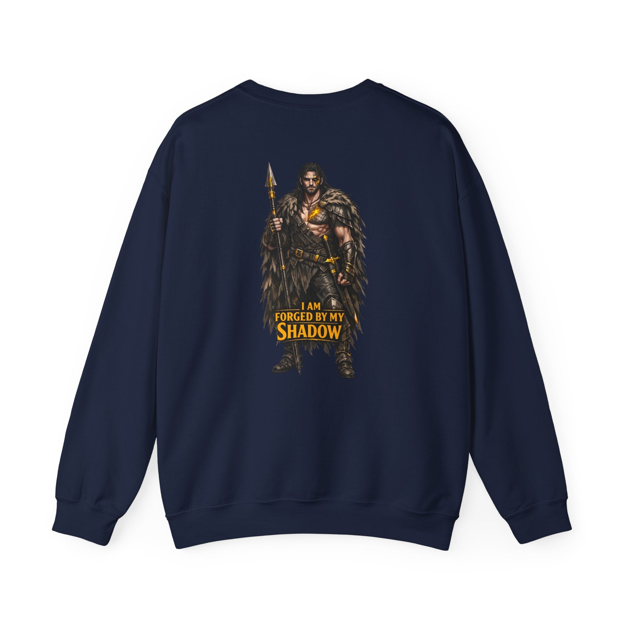 Embrace Your Demons Crewneck Sweatshirt Fantasy Warrior Graphic