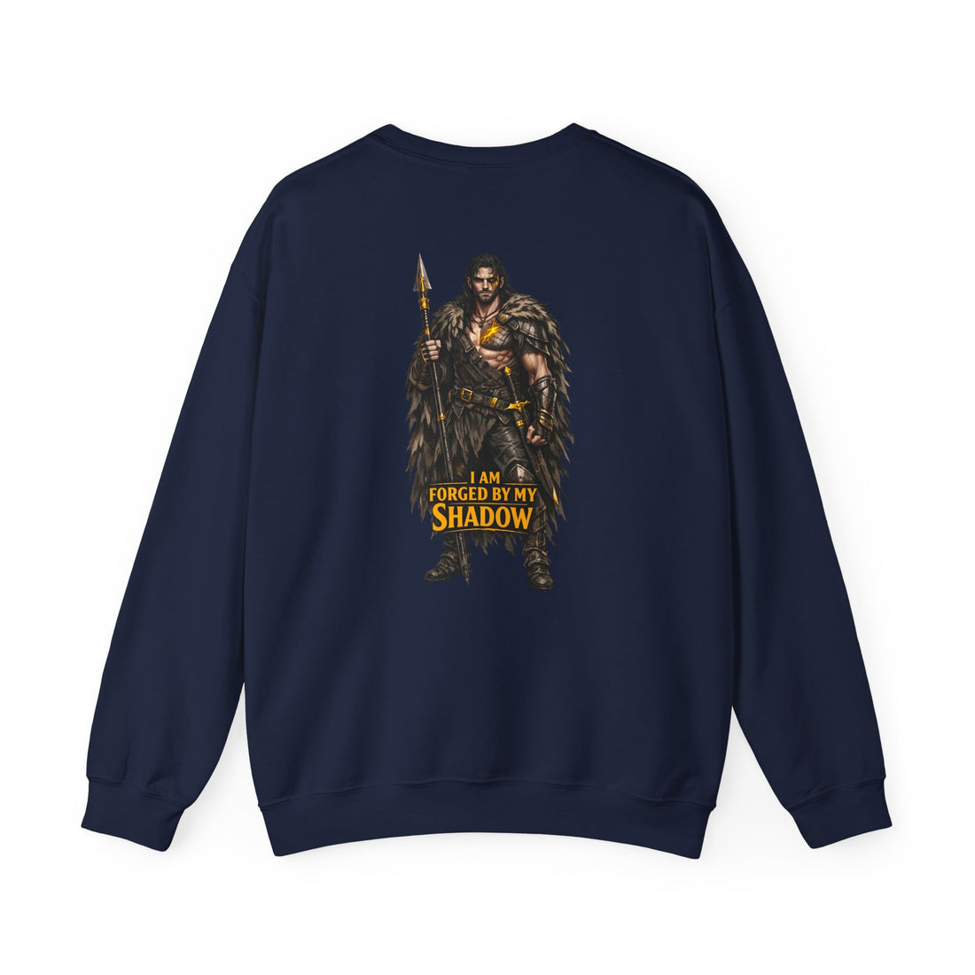 Embrace Your Demons Crewneck Sweatshirt Fantasy Warrior Graphic
