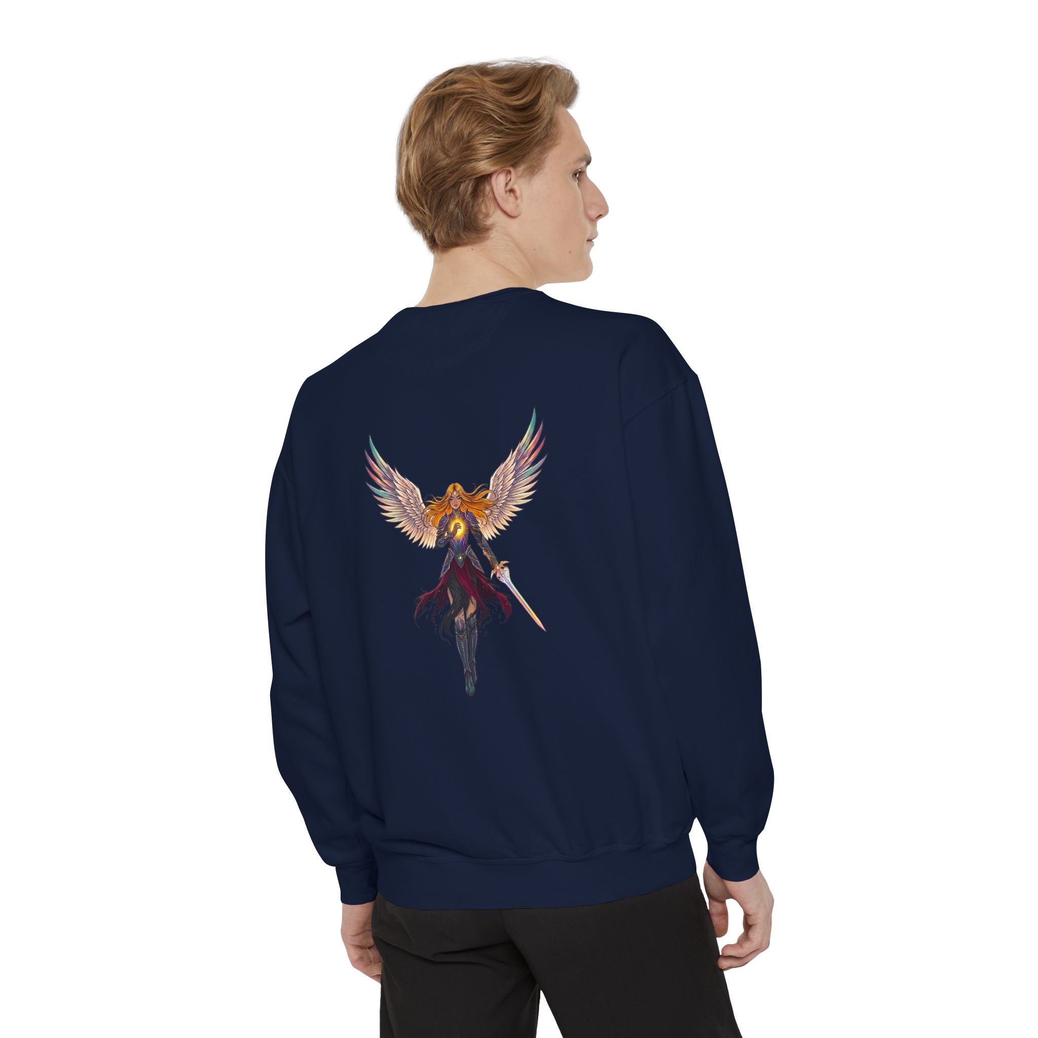 Embrace Your Demons Sweatshirt — Angel Warrior Graphic Crewneck