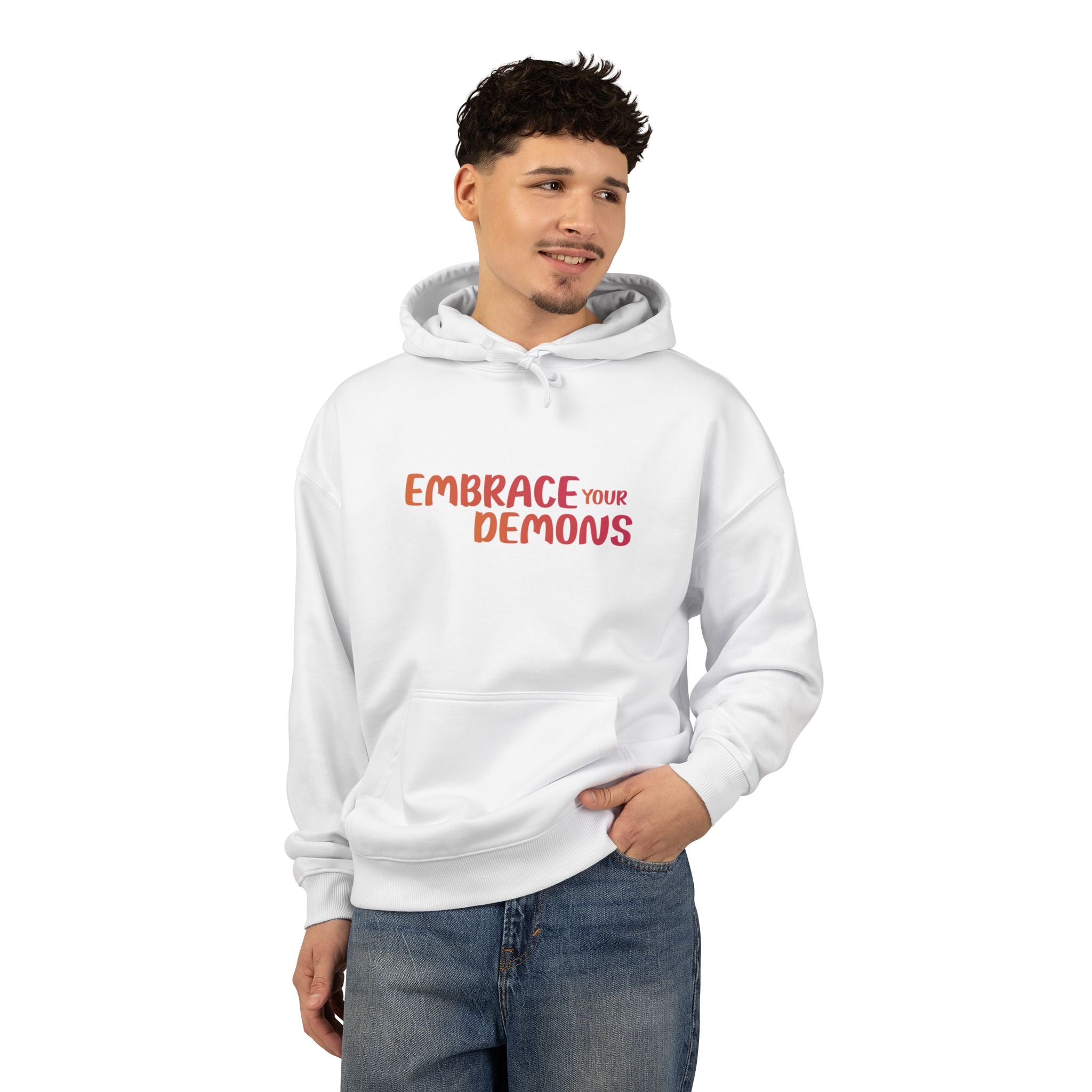 Embrace Your Demons Hoodie — Graphic Spirituality Pullover