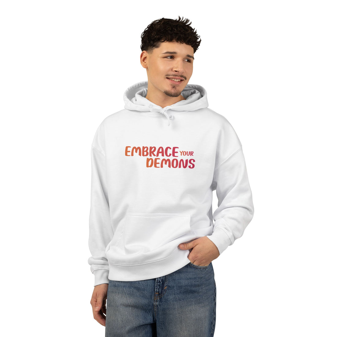 Embrace Your Demons Hoodie — Graphic Spirituality Pullover