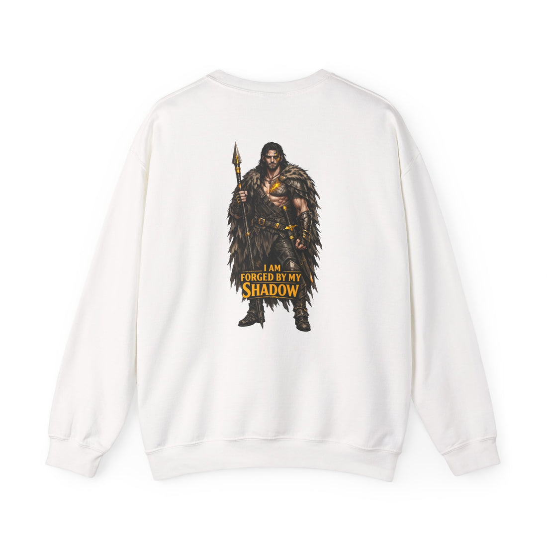 Embrace Your Demons Crewneck Sweatshirt Fantasy Warrior Graphic