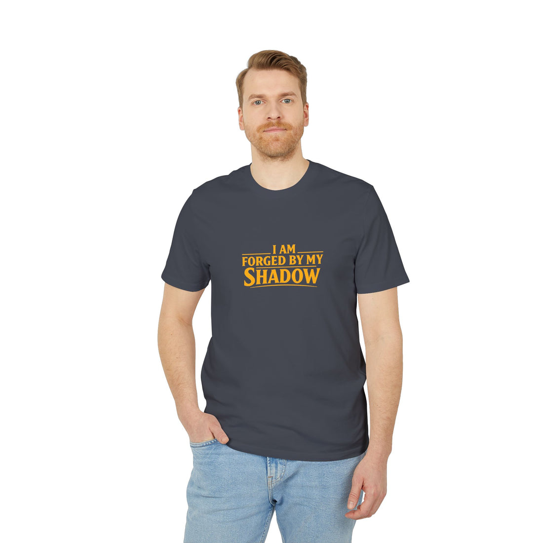 T-Shirt — “I Am Forged By My Shadow” Knight Angel Graphic Tee