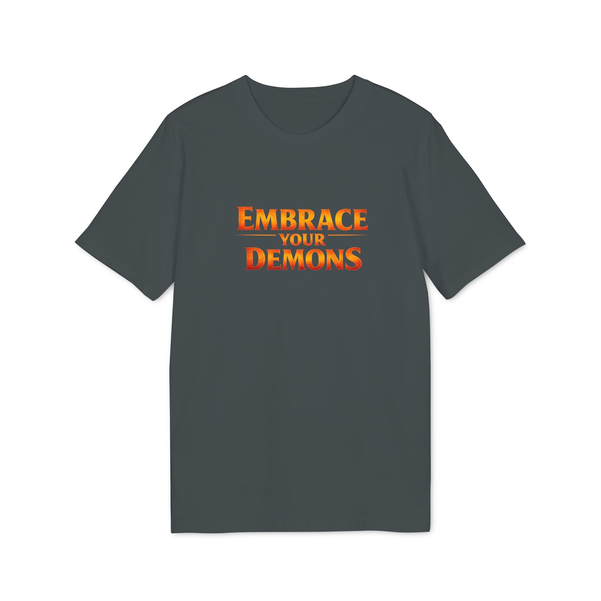 Embrace Your Demons T-Shirt — Small Flame Big Courage Graphic Tee
