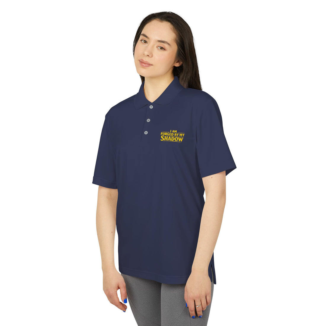 Embrace Your Demons Performance Polo Minimalist Golf Shirt