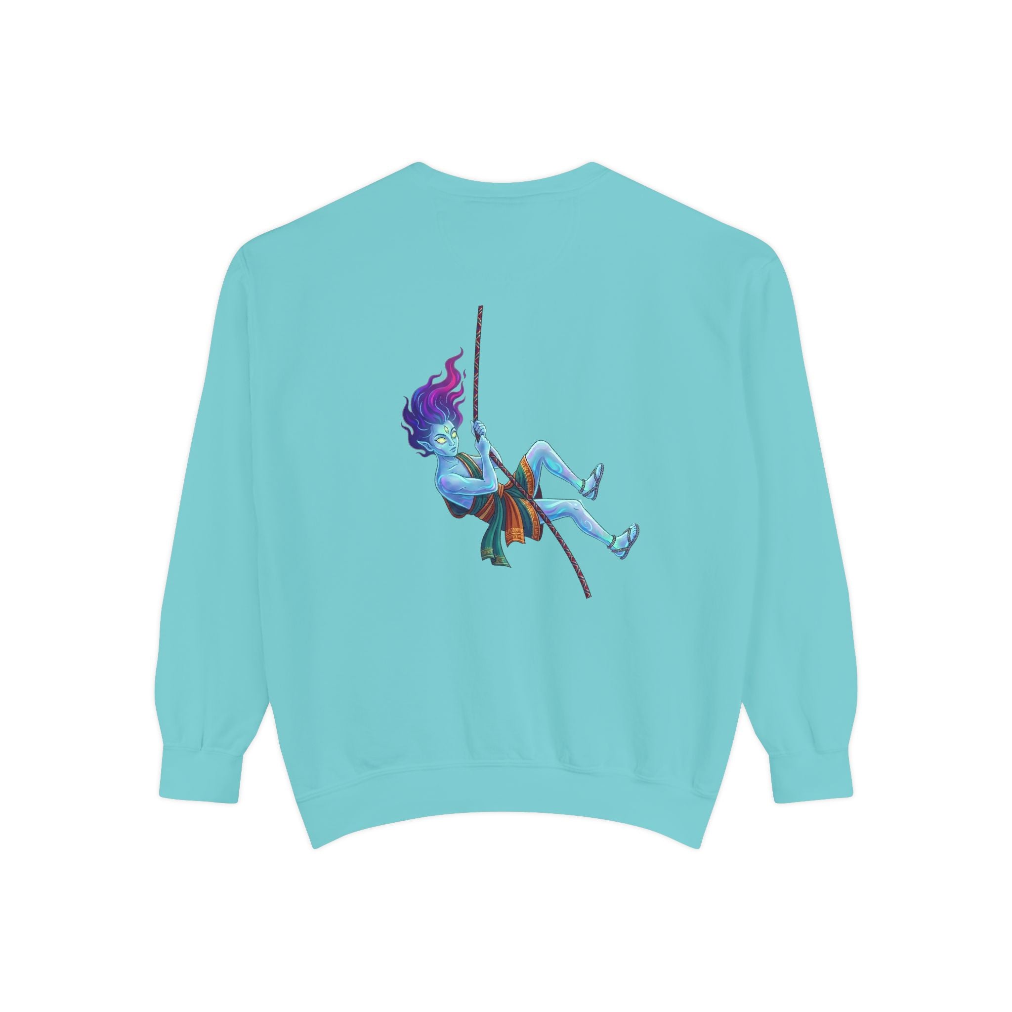Sweatshirt — "Embrace Your Demons" Demon Climber Graphic Sweatshirt
