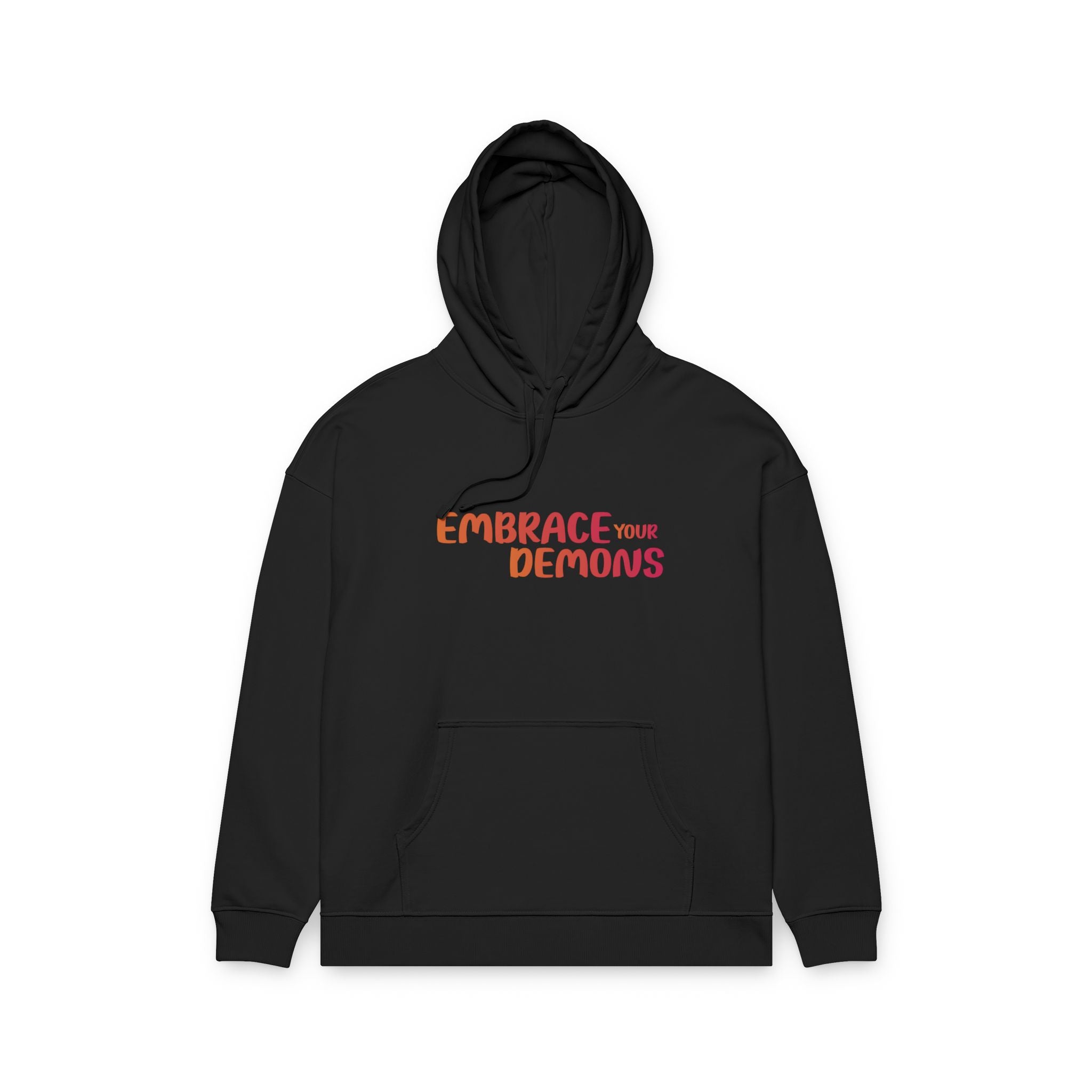 Embrace Your Demons Hoodie — Graphic Spirituality Pullover