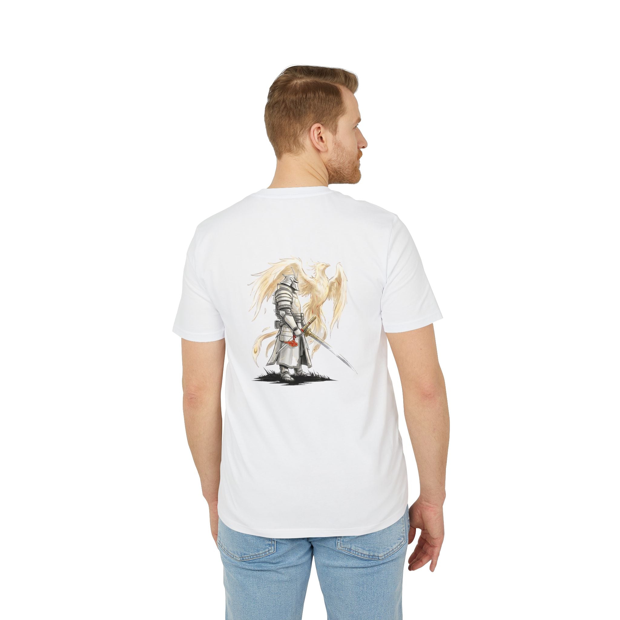 T-Shirt — “I Am Forged By My Shadow” Knight Angel Graphic Tee