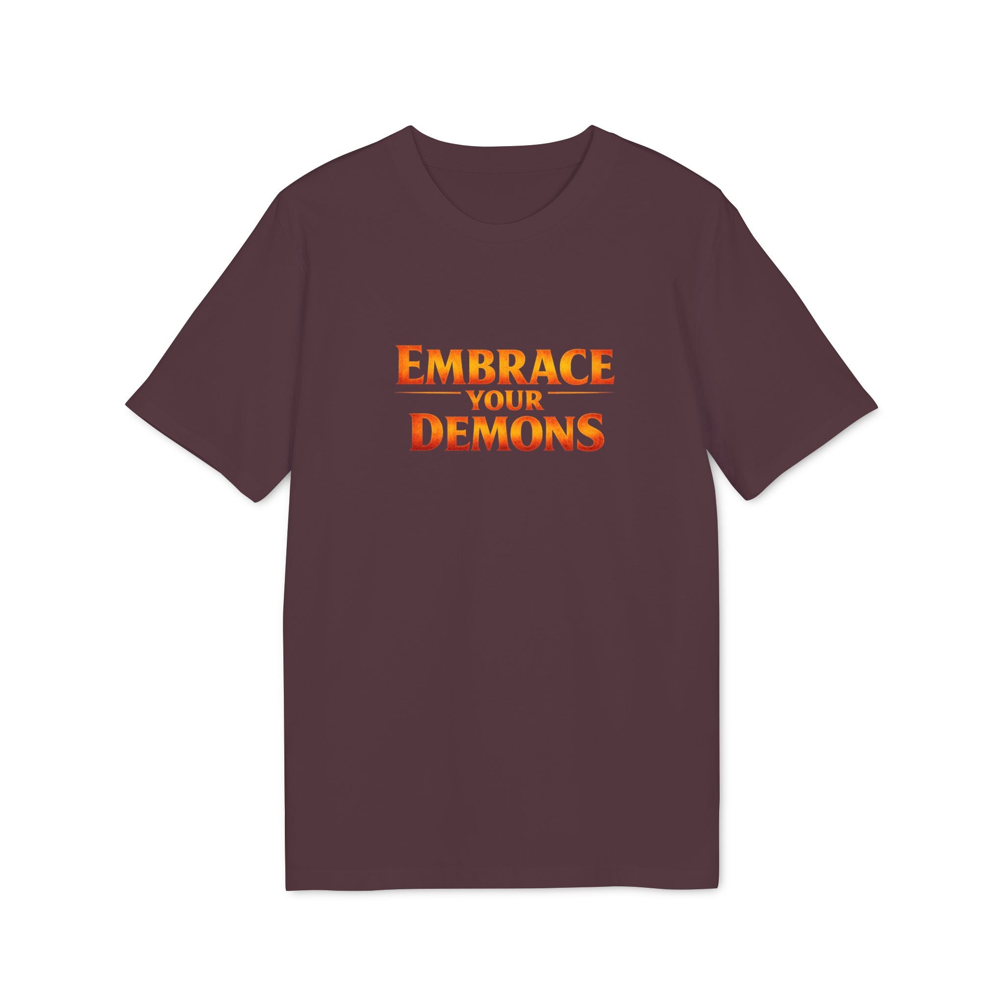 Embrace Your Demons T-Shirt — Small Flame Big Courage Graphic Tee