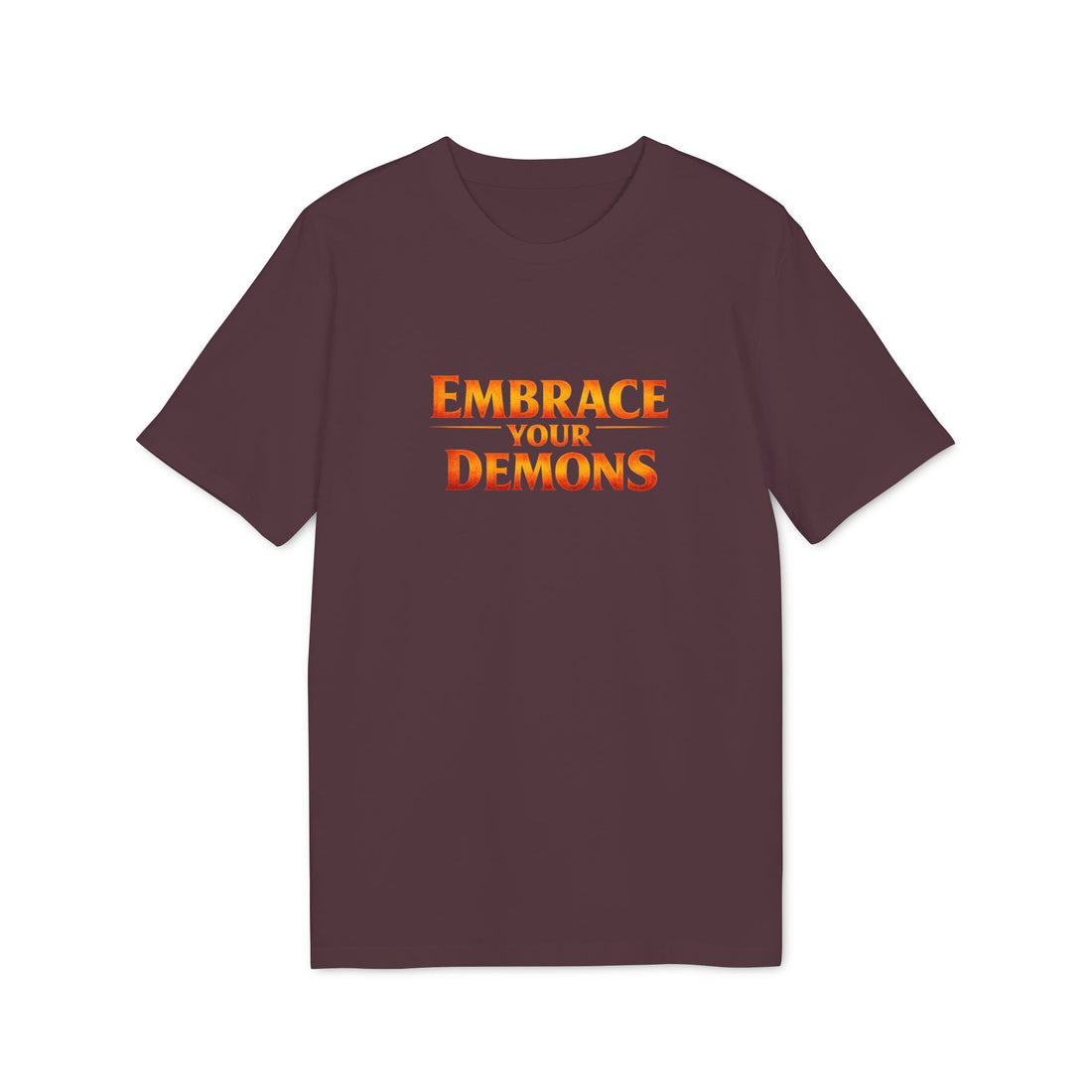 Embrace Your Demons T-Shirt — Small Flame Big Courage Graphic Tee