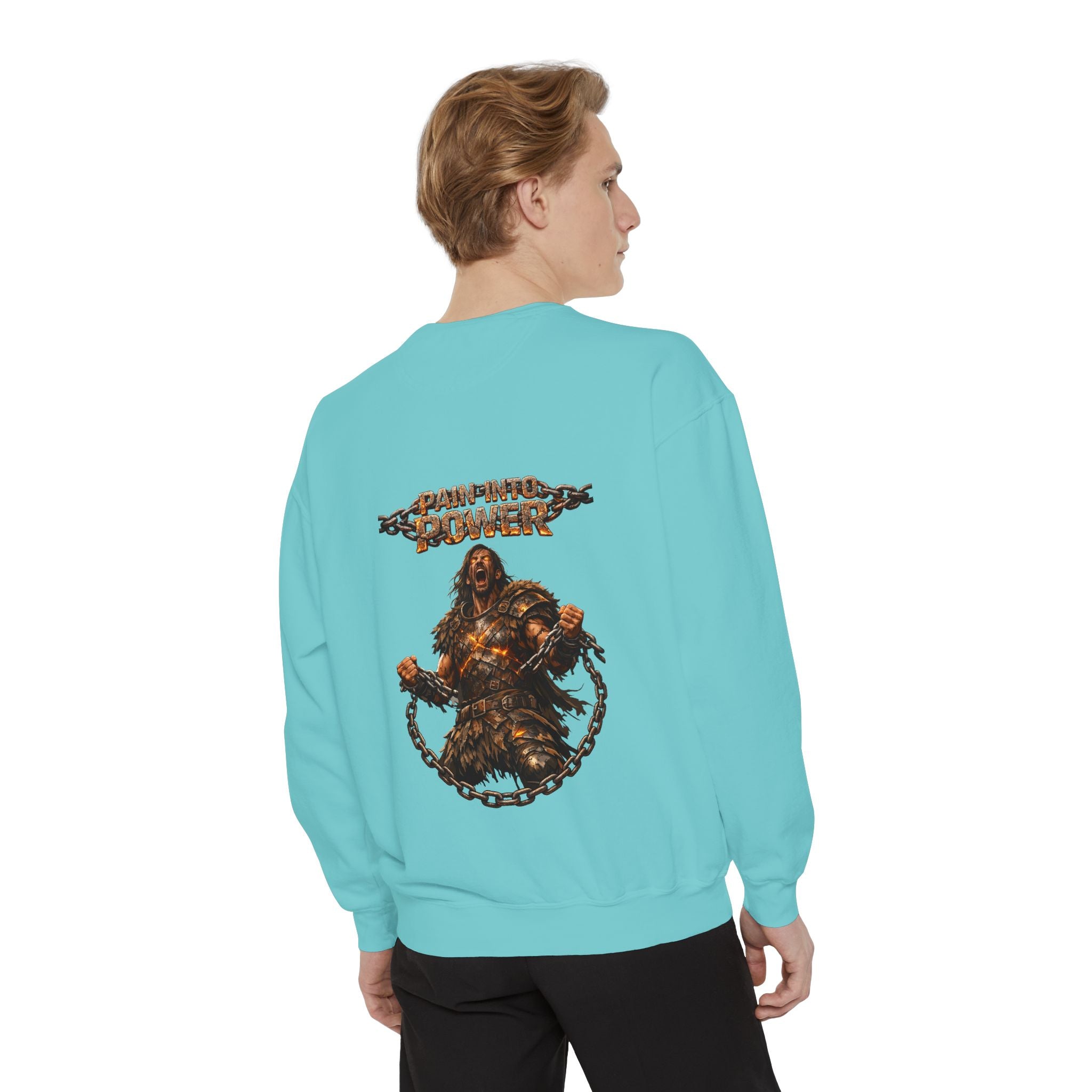 Embrace Your Demons Sweatshirt — Viking Warrior Graphic Crewneck