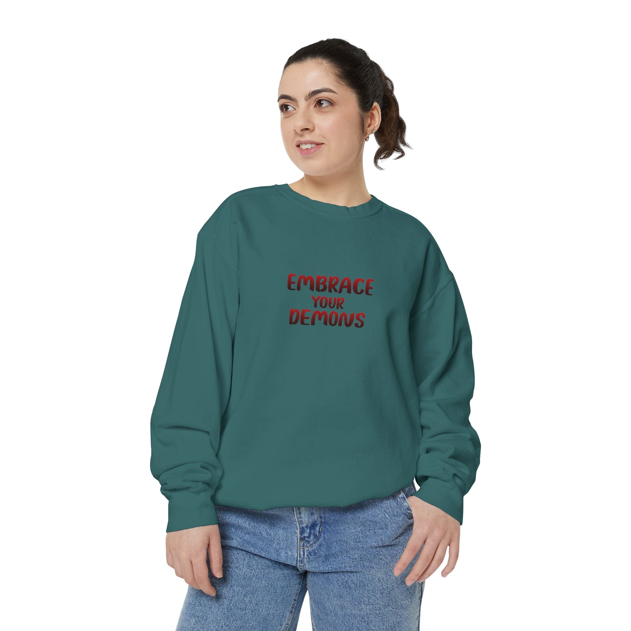 Embrace Your Demons Sweatshirt — Beautifully Dangerous Graphic Crewneck