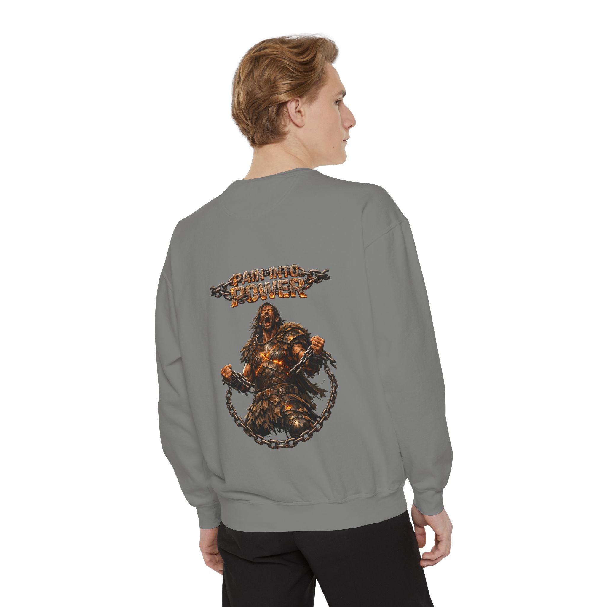 Embrace Your Demons Sweatshirt — Viking Warrior Graphic Crewneck