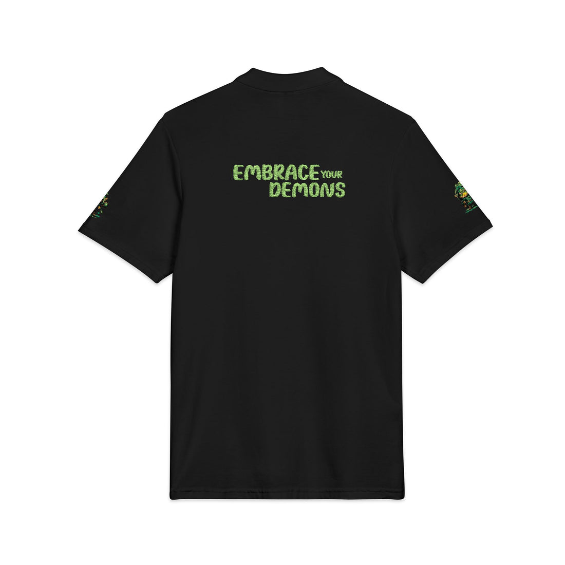 Embrace Your Demons Embroidered 'Forest of Feelings' Polo Shirt