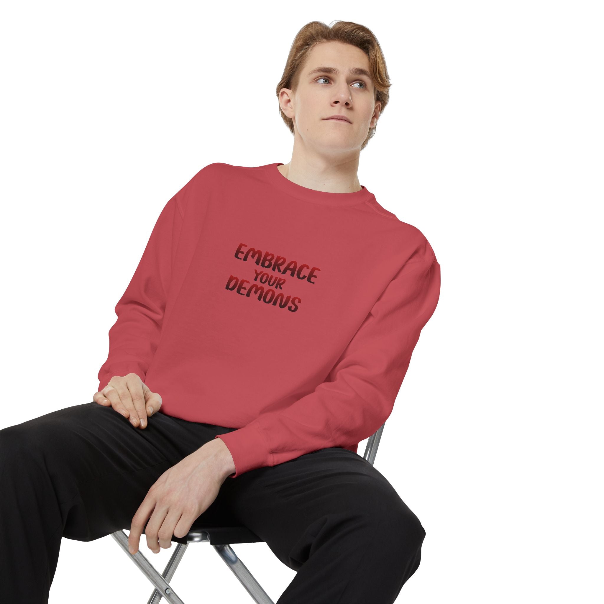 Embrace Your Demons Sweatshirt — Beautifully Dangerous Graphic Crewneck