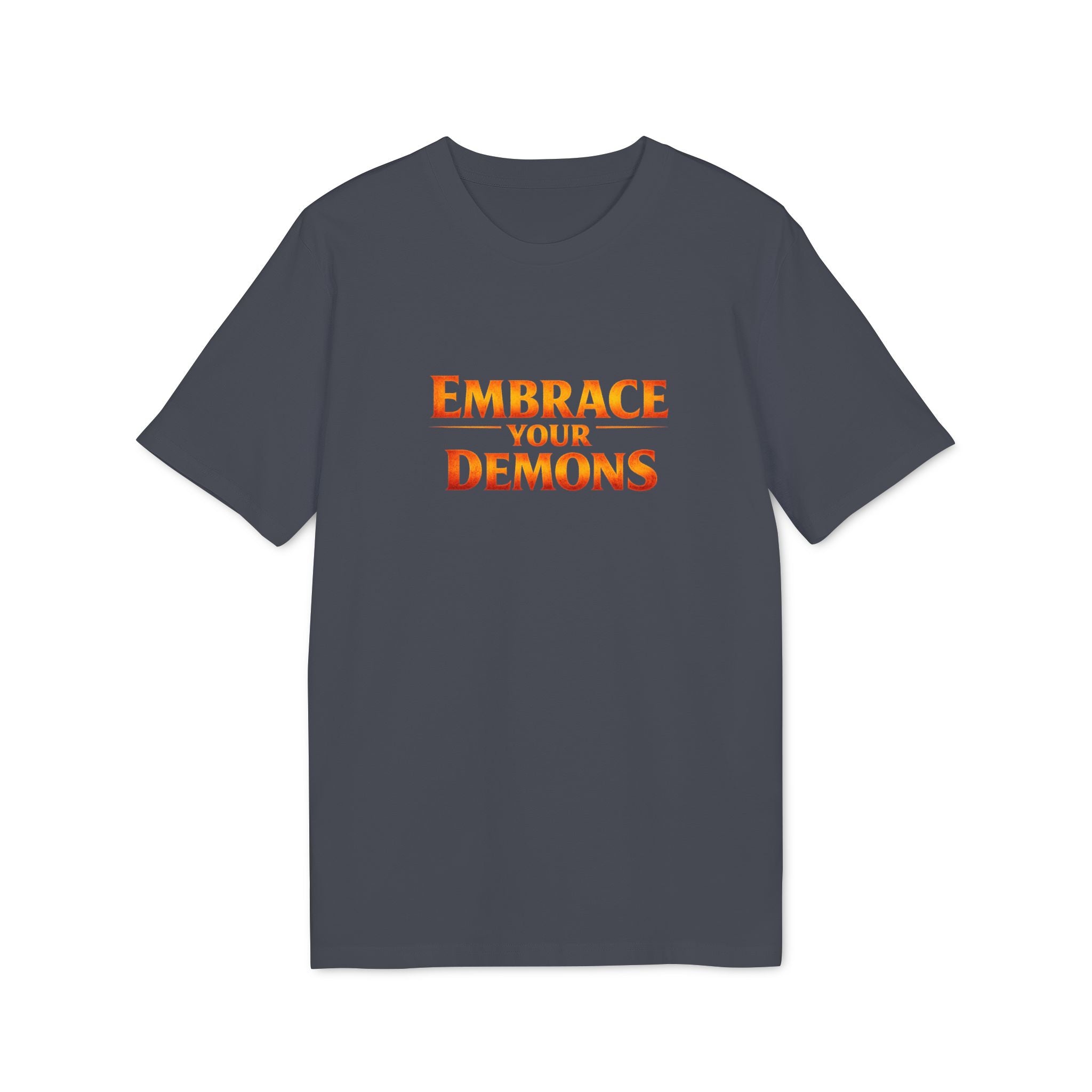 Embrace Your Demons T-Shirt — Small Flame Big Courage Graphic Tee