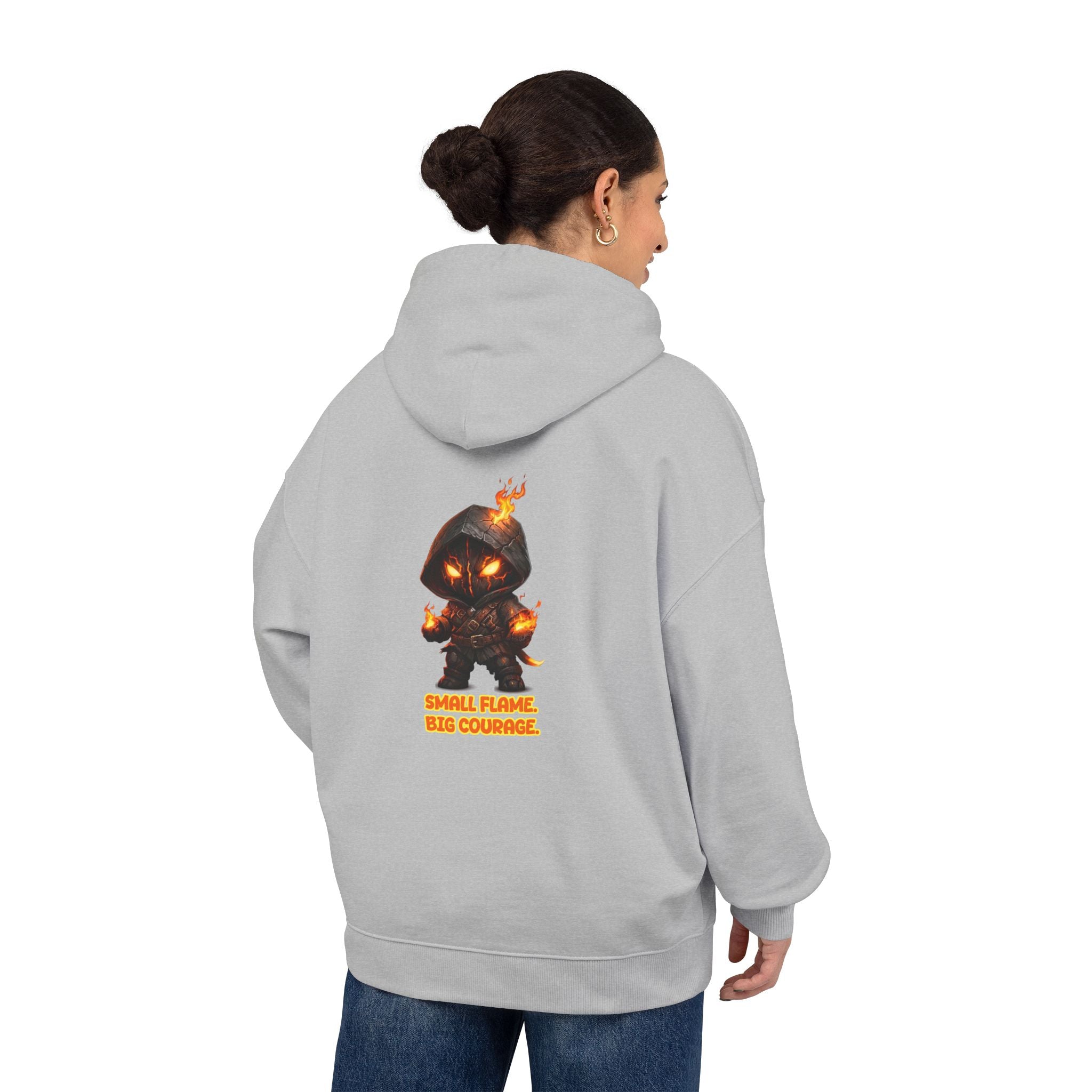 Embrace Your Demons Hoodie — Cute Fiery Demon Graphic Sweatshirt