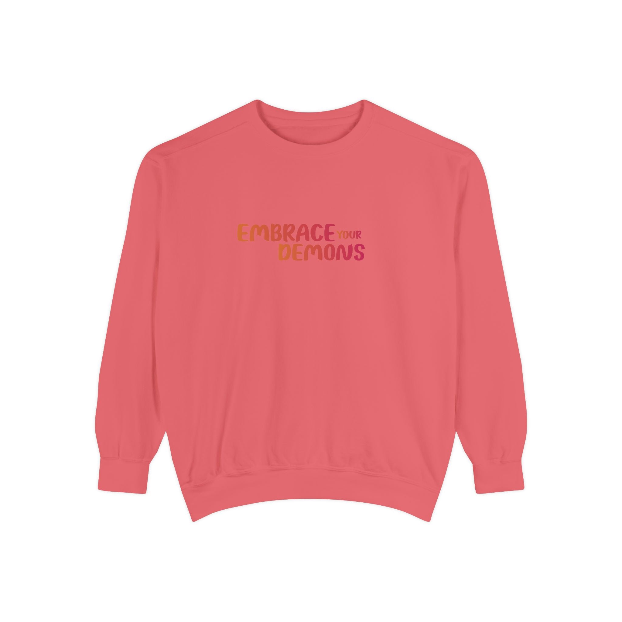Embrace Your Demons Sweatshirt — Spiritual Fox Art Crewneck