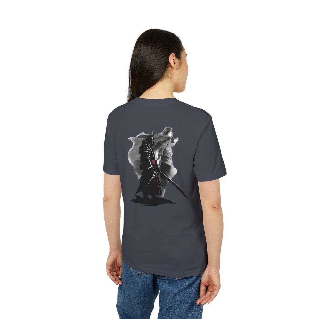 Samurai Shadow Tee — "Embrace the Demons" Graphic T-Shirt