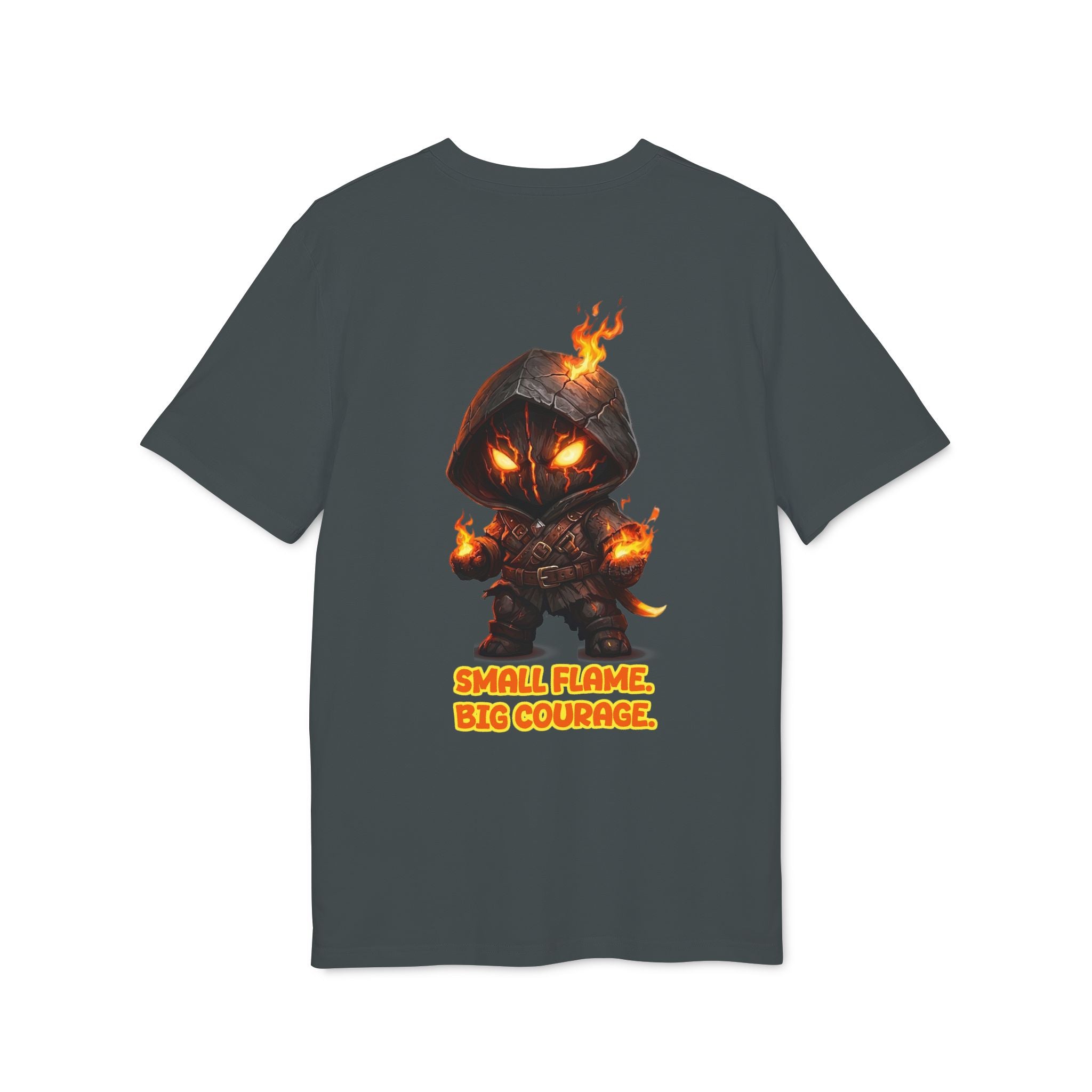 Embrace Your Demons T-Shirt — Small Flame Big Courage Graphic Tee