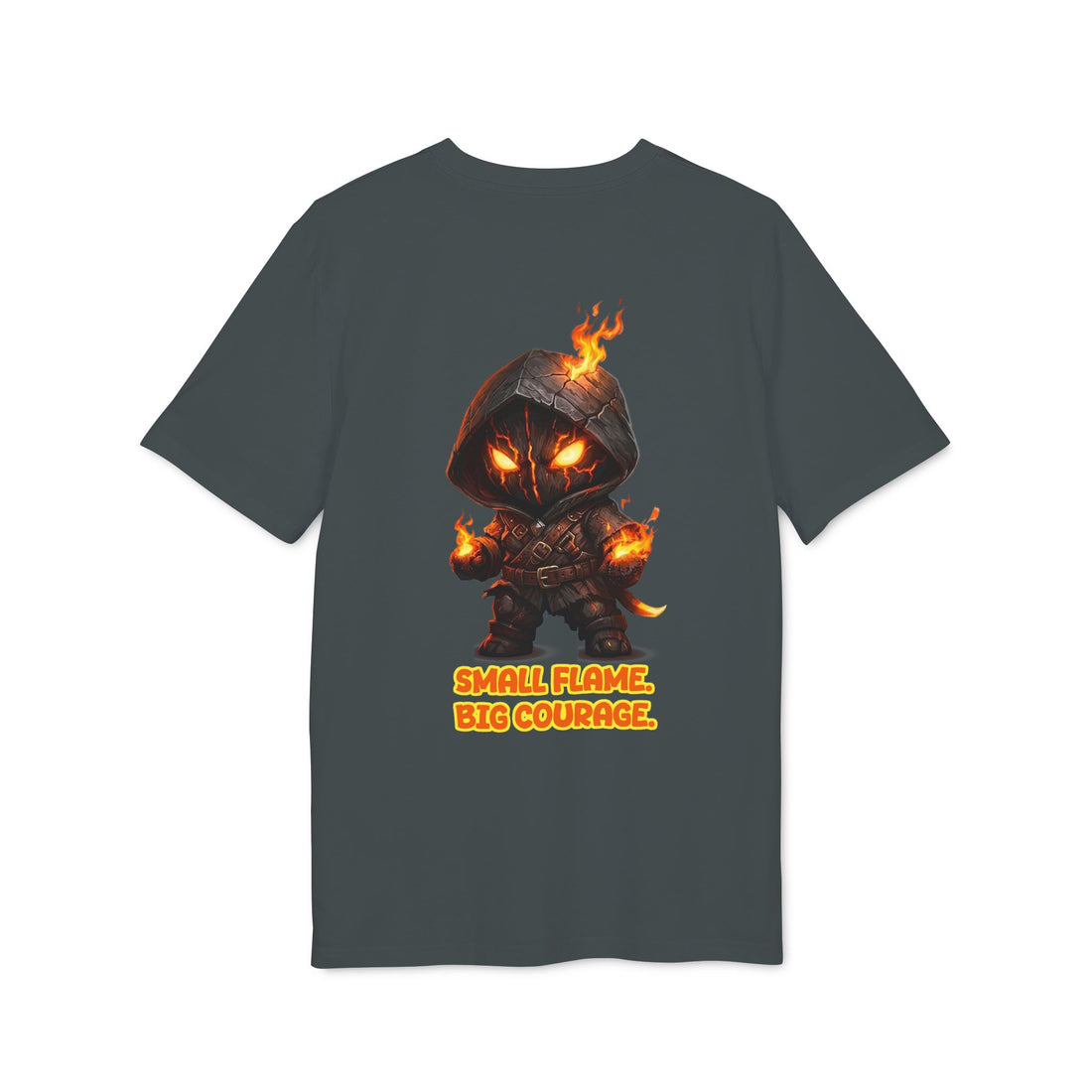 Embrace Your Demons T-Shirt — Small Flame Big Courage Graphic Tee