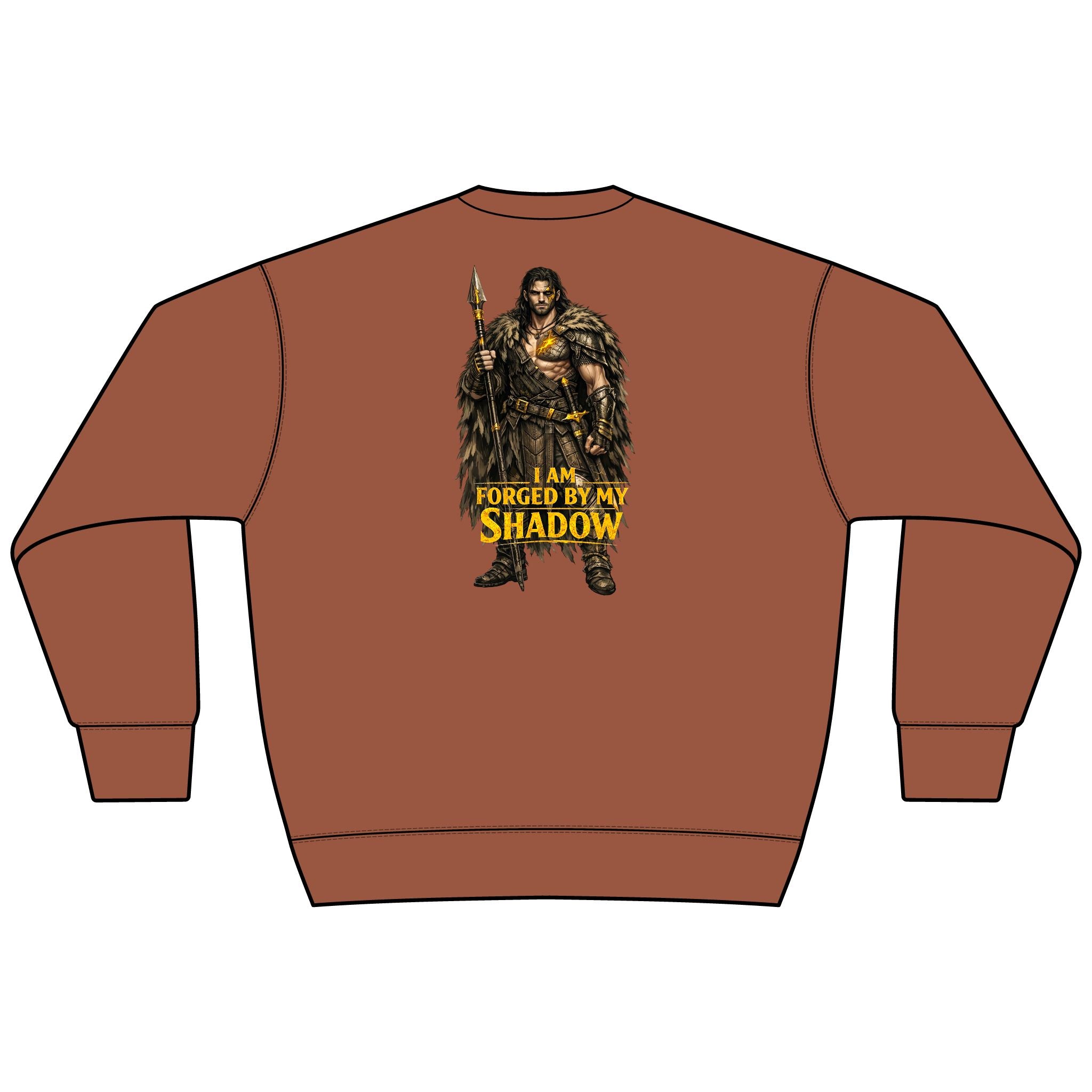Embrace Your Demons Sweatshirt — I Am Forged By My Shadow Graphic