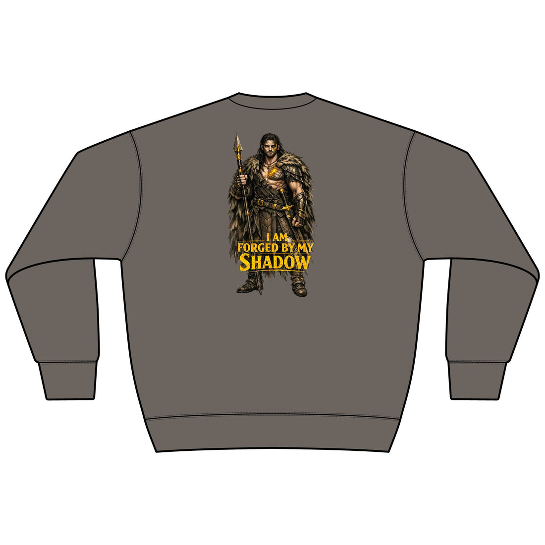 Embrace Your Demons Sweatshirt — I Am Forged By My Shadow Graphic