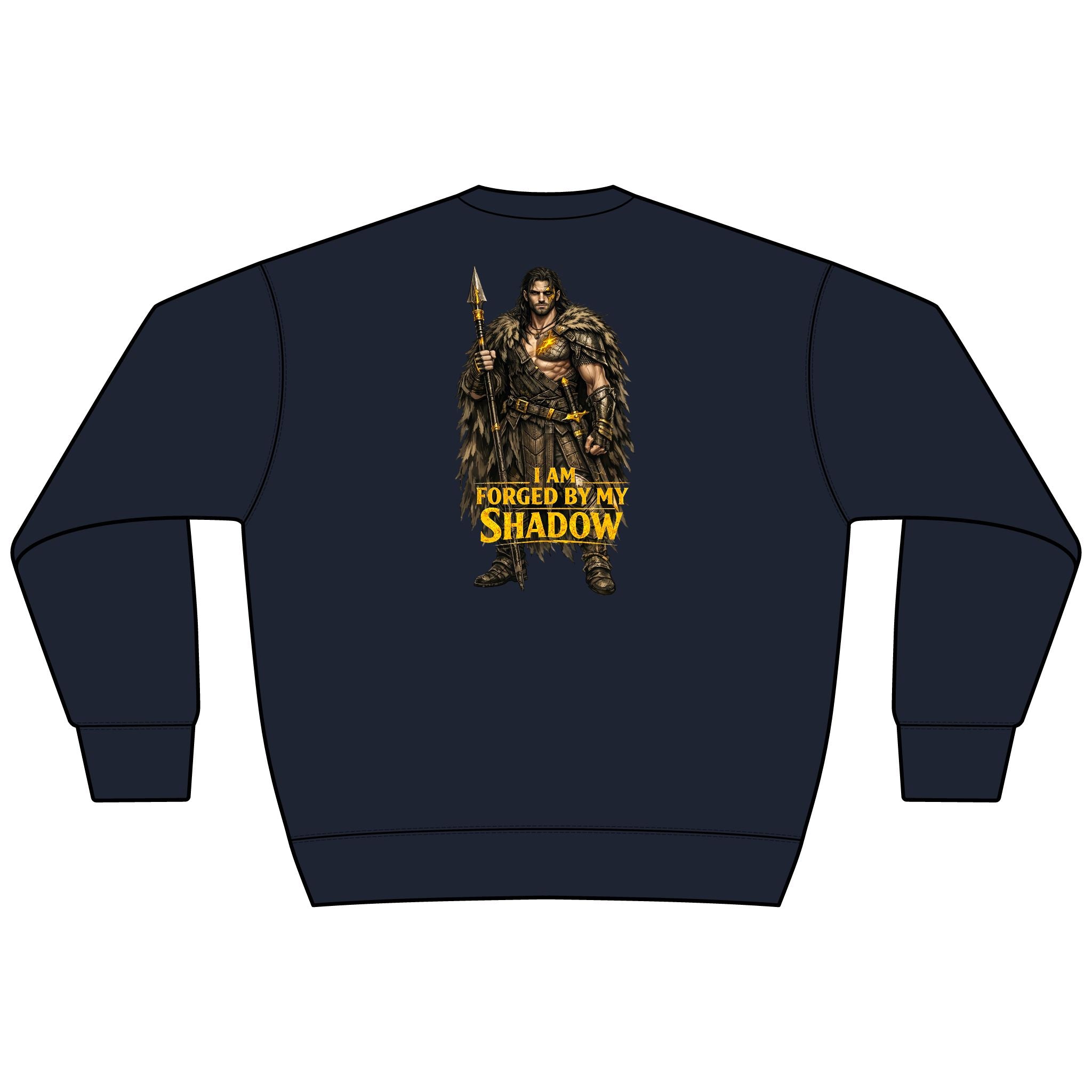 Embrace Your Demons Sweatshirt — I Am Forged By My Shadow Graphic