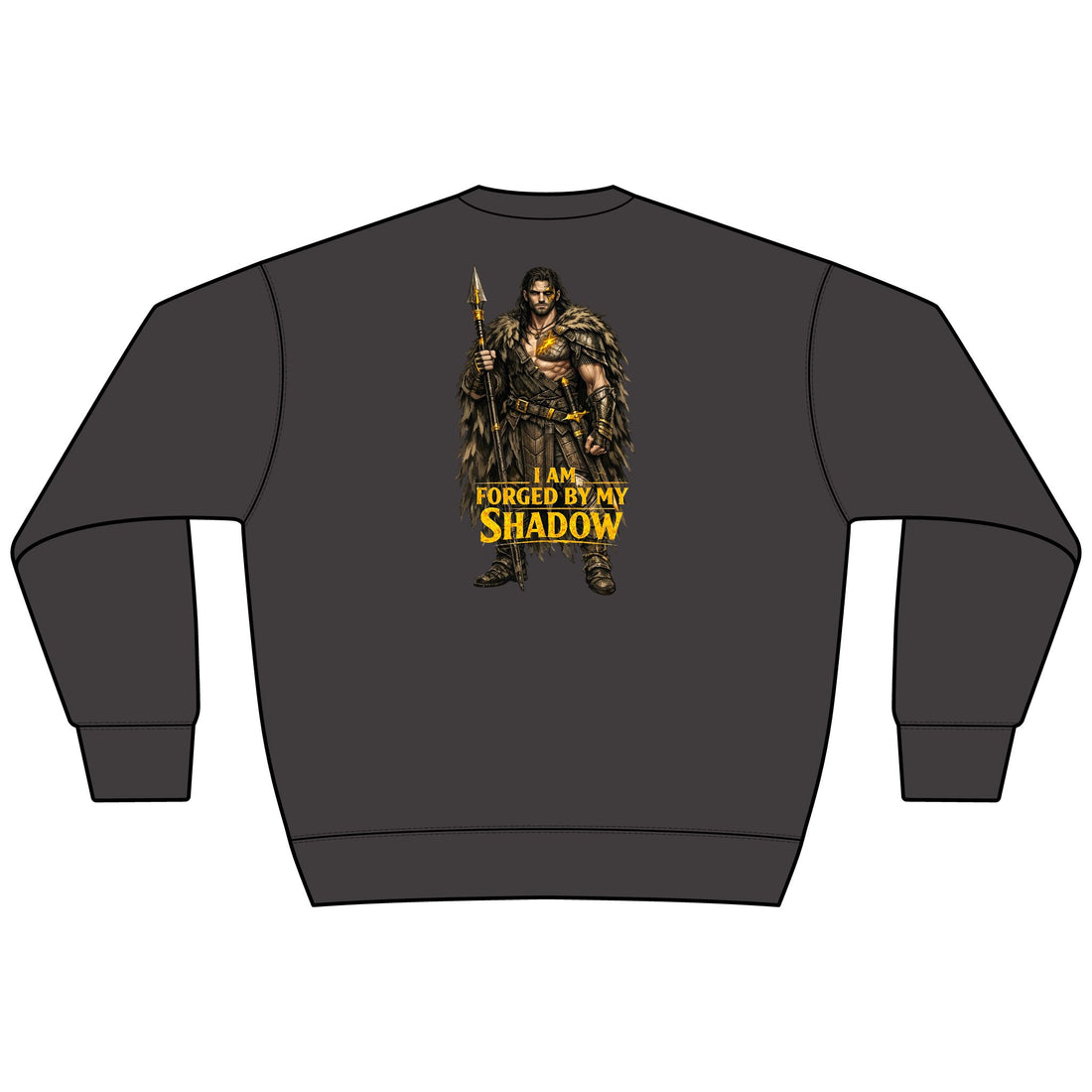 Embrace Your Demons Sweatshirt — I Am Forged By My Shadow Graphic