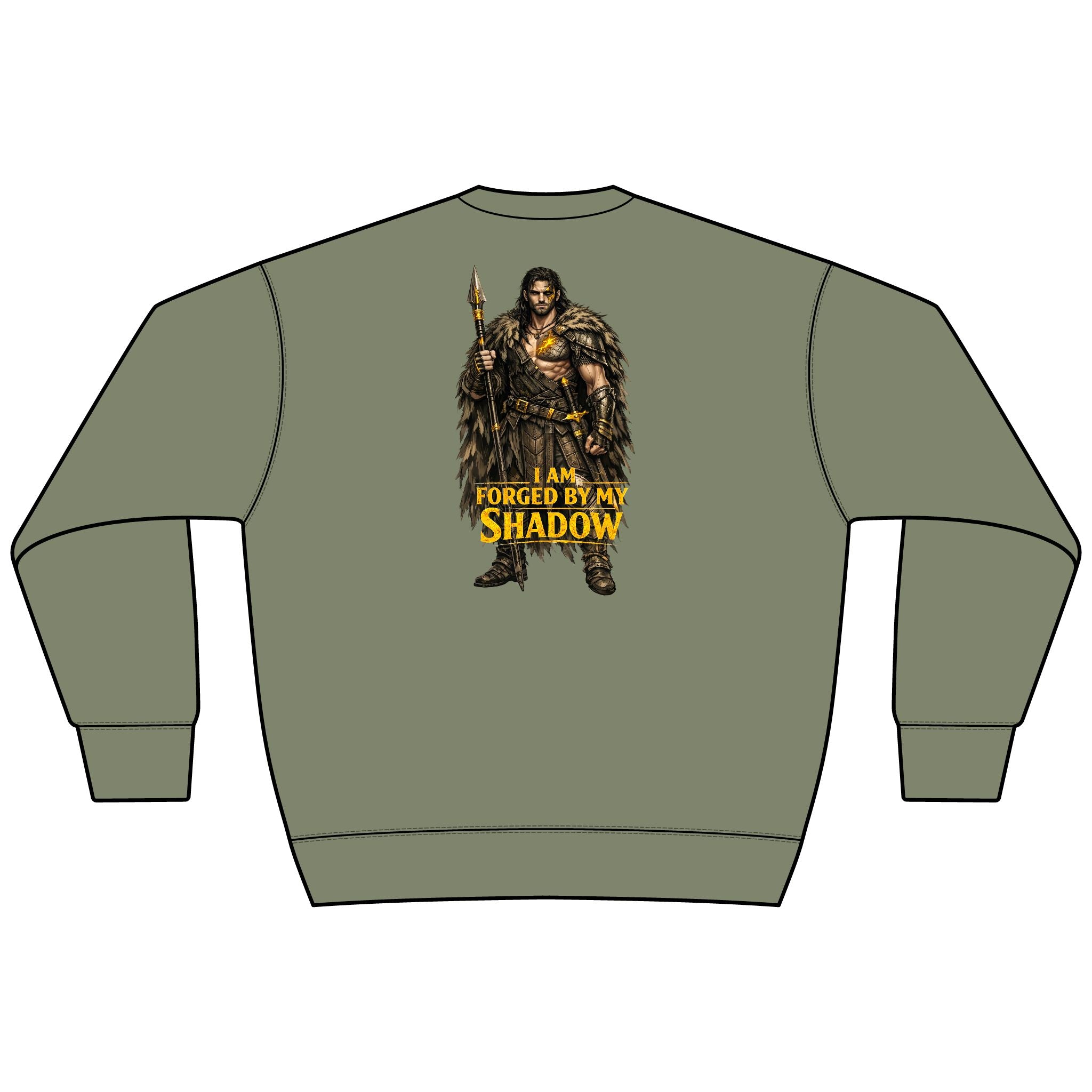 Embrace Your Demons Sweatshirt — I Am Forged By My Shadow Graphic