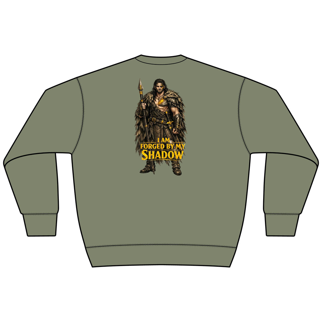 Embrace Your Demons Sweatshirt — I Am Forged By My Shadow Graphic