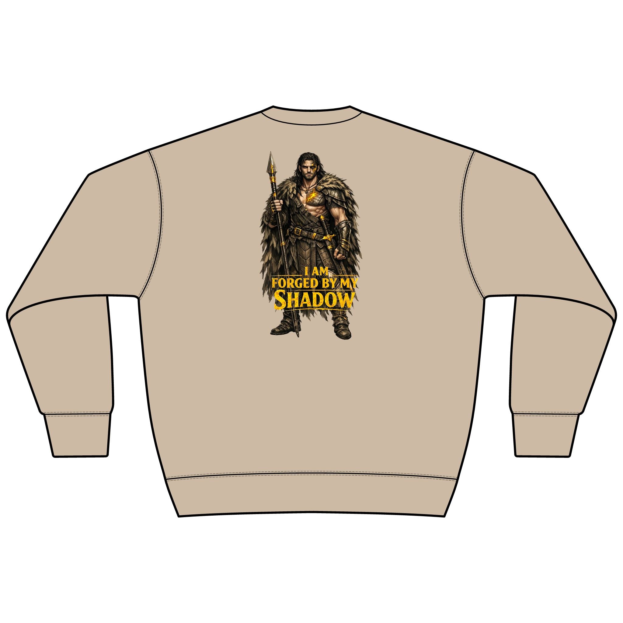Embrace Your Demons Sweatshirt — I Am Forged By My Shadow Graphic