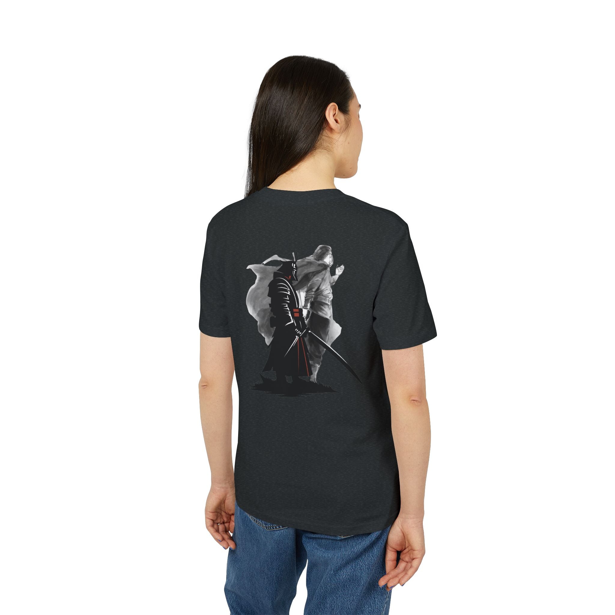 Samurai Shadow Tee — "Embrace the Demons" Graphic T-Shirt