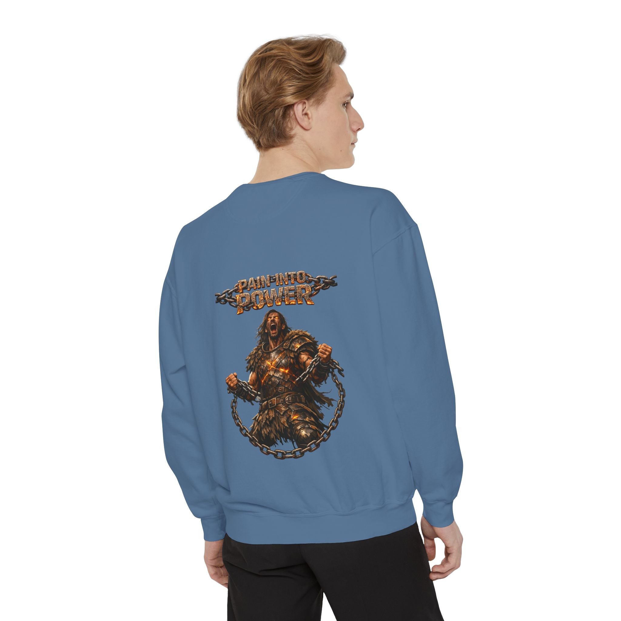 Embrace Your Demons Sweatshirt — Viking Warrior Graphic Crewneck