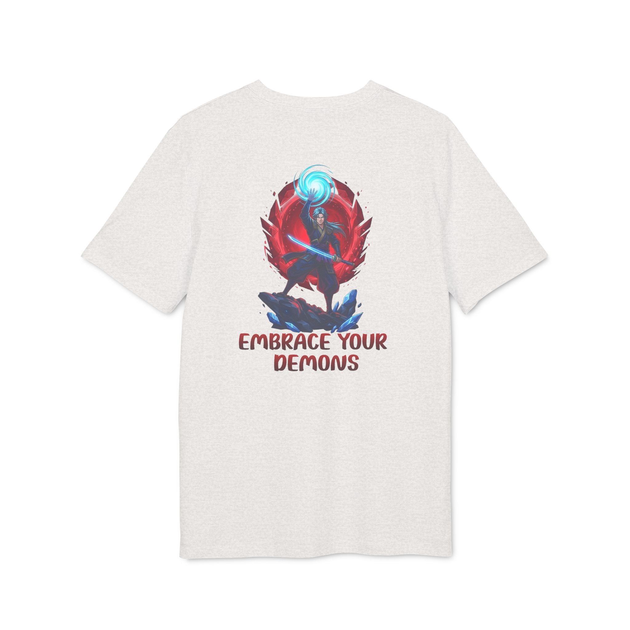 Embrace Your Demons T-Shirt — Gothic Demon Rider Graphic Tee