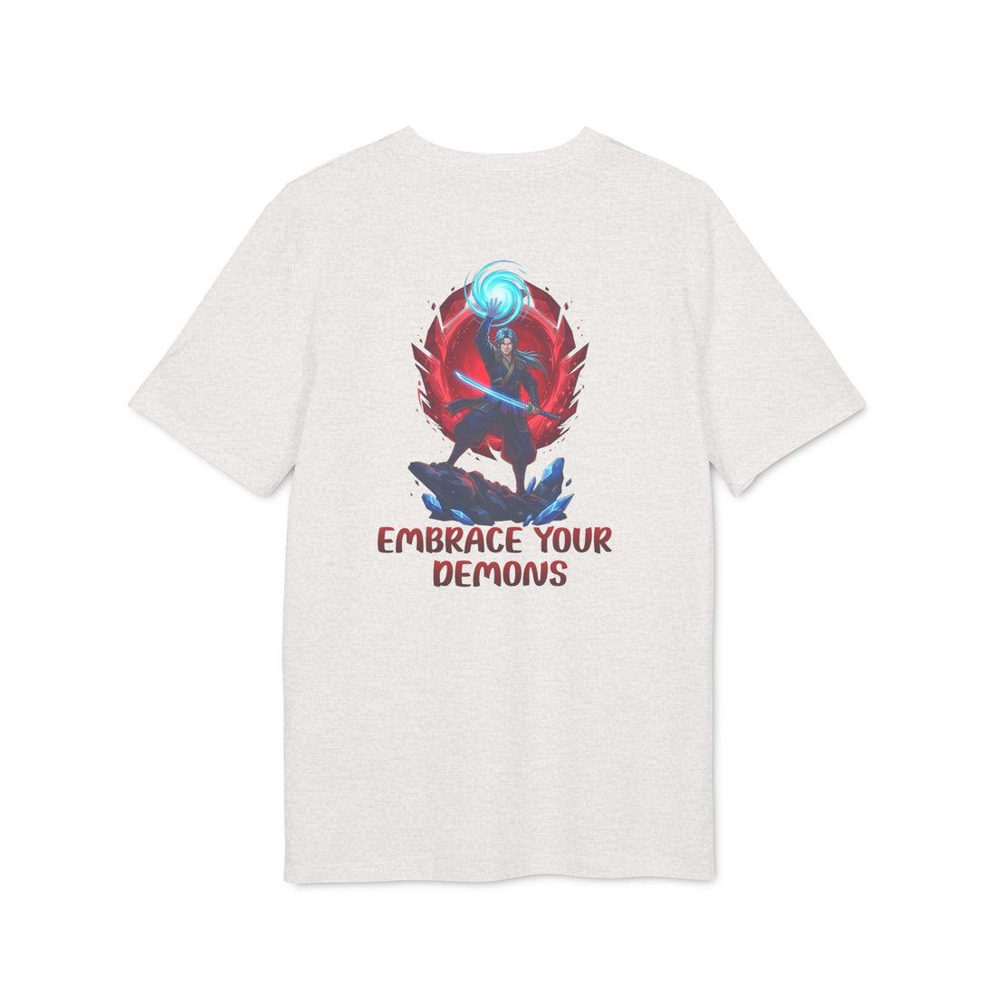 Embrace Your Demons T-Shirt — Gothic Demon Rider Graphic Tee