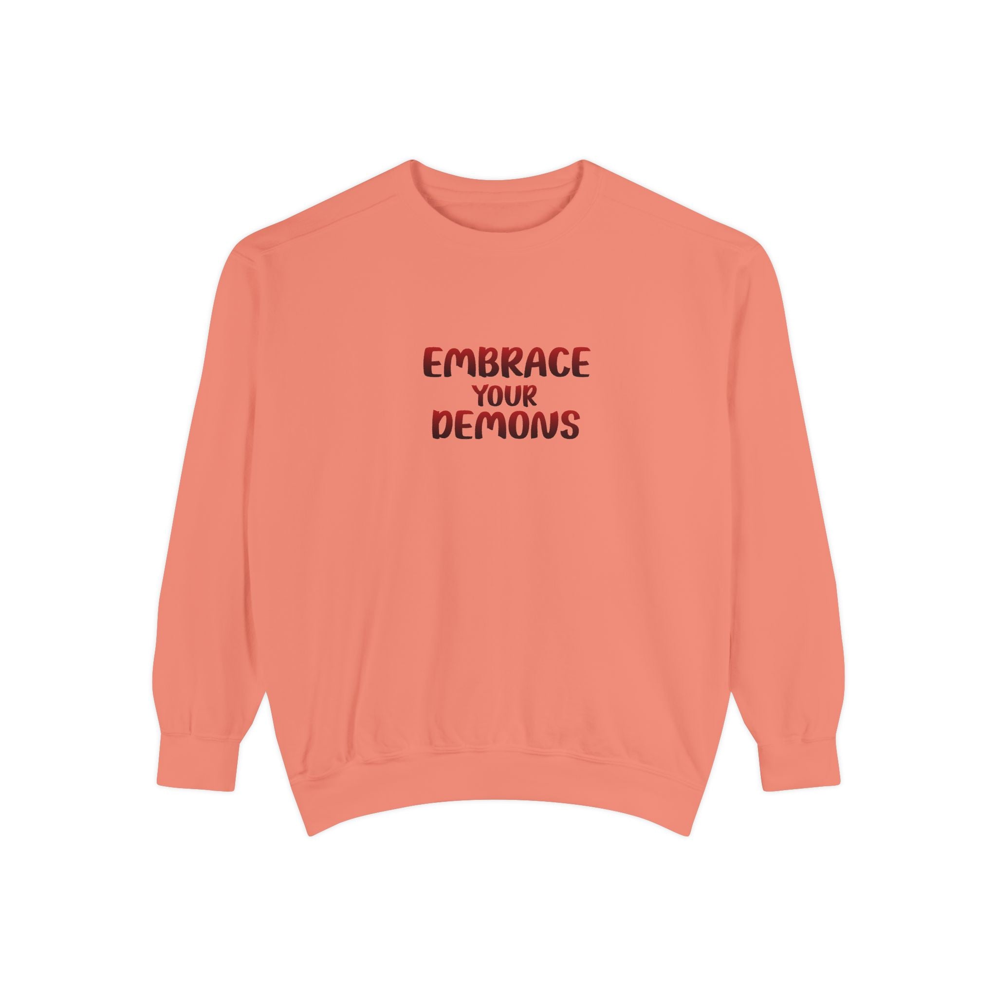 Embrace Your Demons Sweatshirt — Viking Warrior Graphic Crewneck
