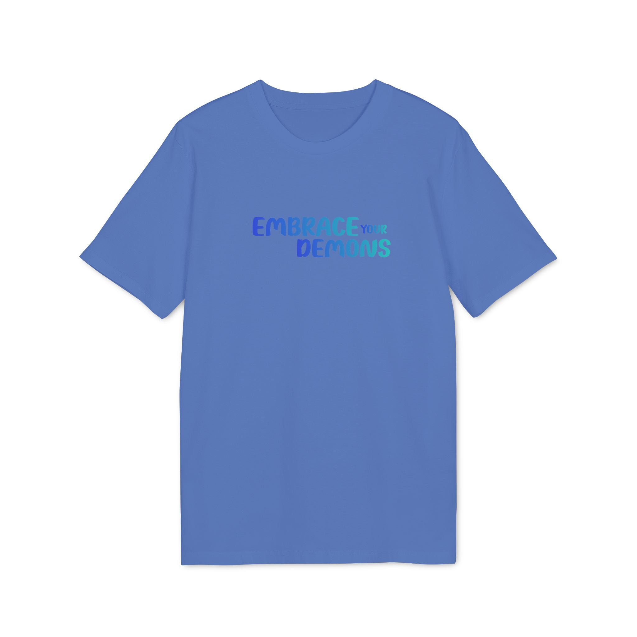 Embrace Your Demons T-Shirt — Cute Blue Fox 'Cold Heart, Warm Soul' Graphic Tee