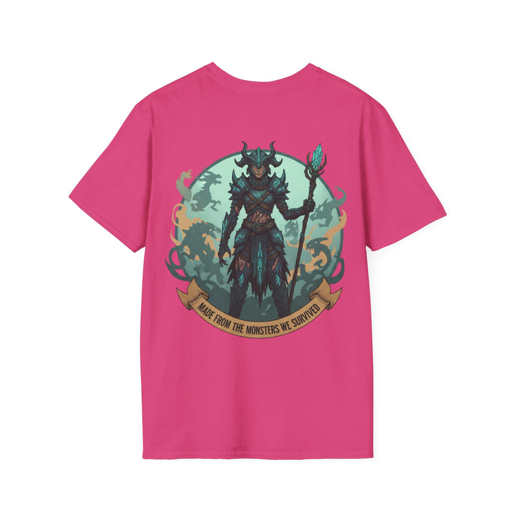T-Shirt — "Embrace Your Demons" Fantasy Warrior Graphic Tee