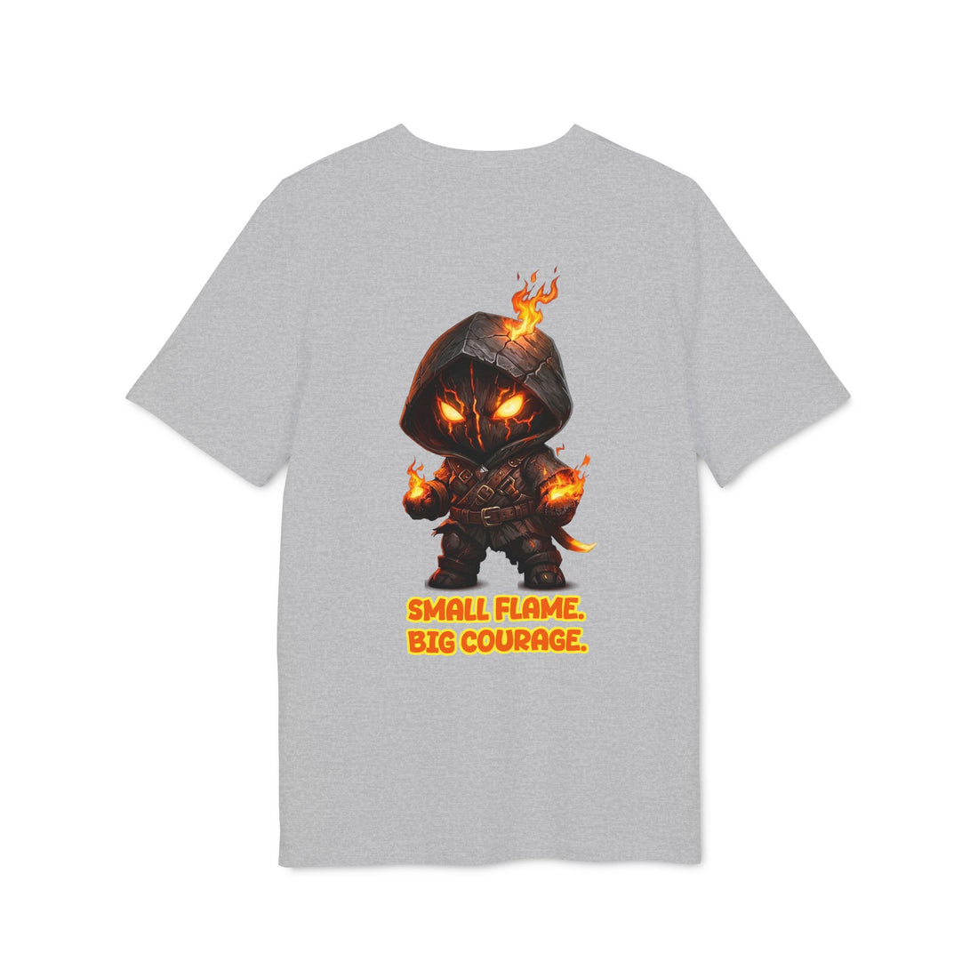 Embrace Your Demons T-Shirt — Small Flame Big Courage Graphic Tee