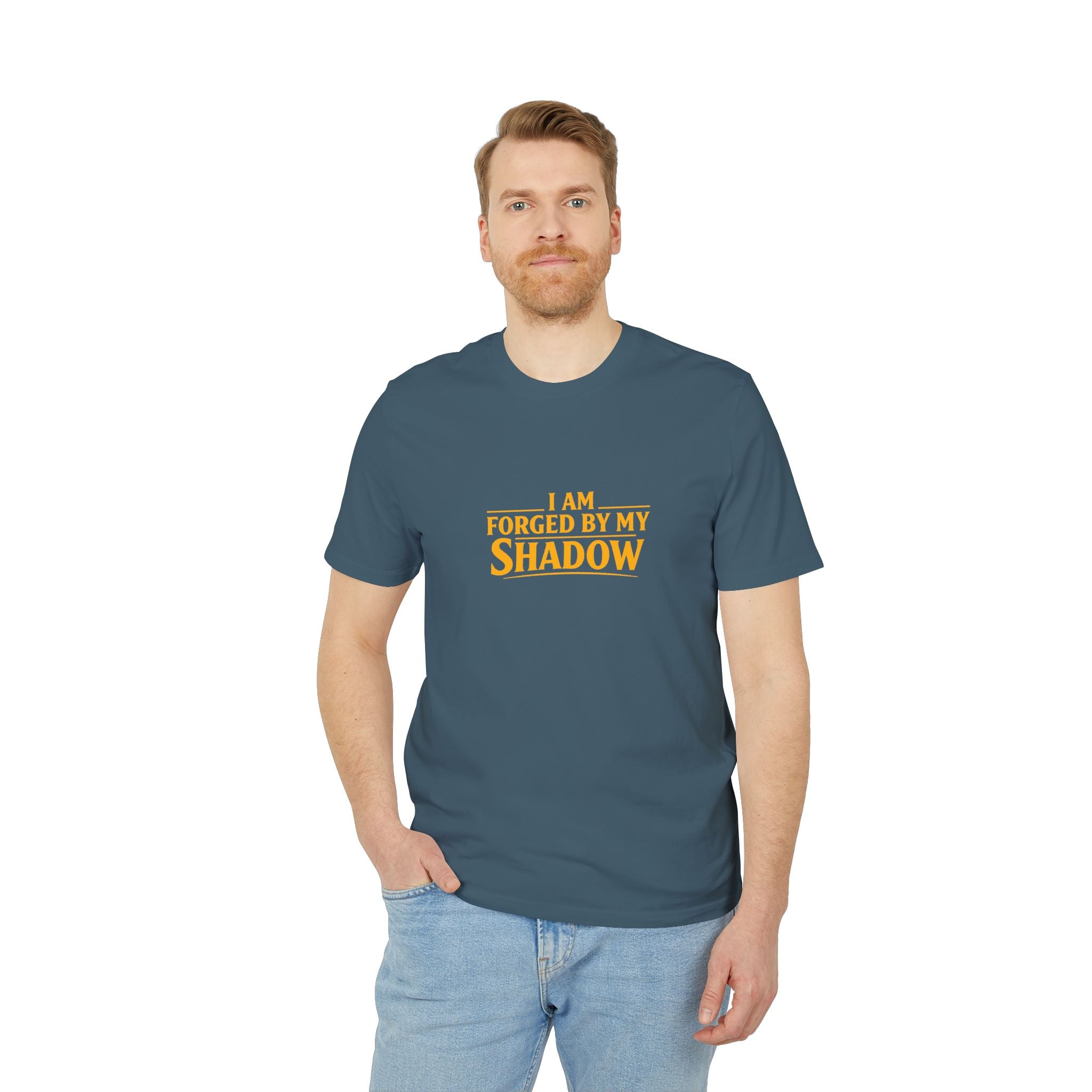 T-Shirt — “I Am Forged By My Shadow” Knight Angel Graphic Tee
