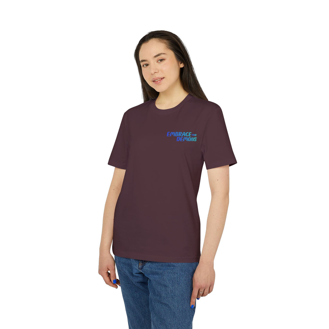 Samurai Shadow Tee — "Embrace the Demons" Graphic T-Shirt